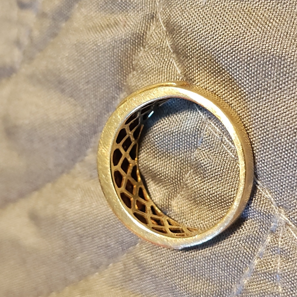 Men's diamond and gold ring